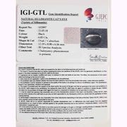 7.59 Ratti Natural Sillimanite Cat's Eye with Govt. Lab certified-(1100)